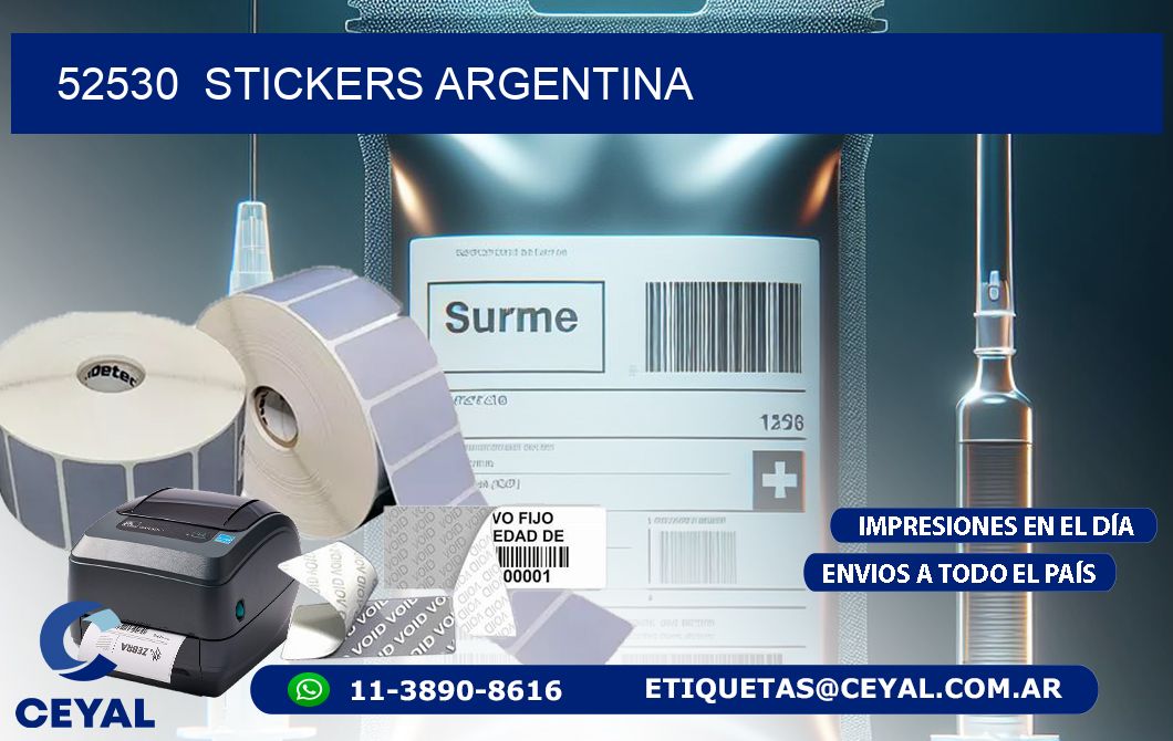 52530  Stickers Argentina