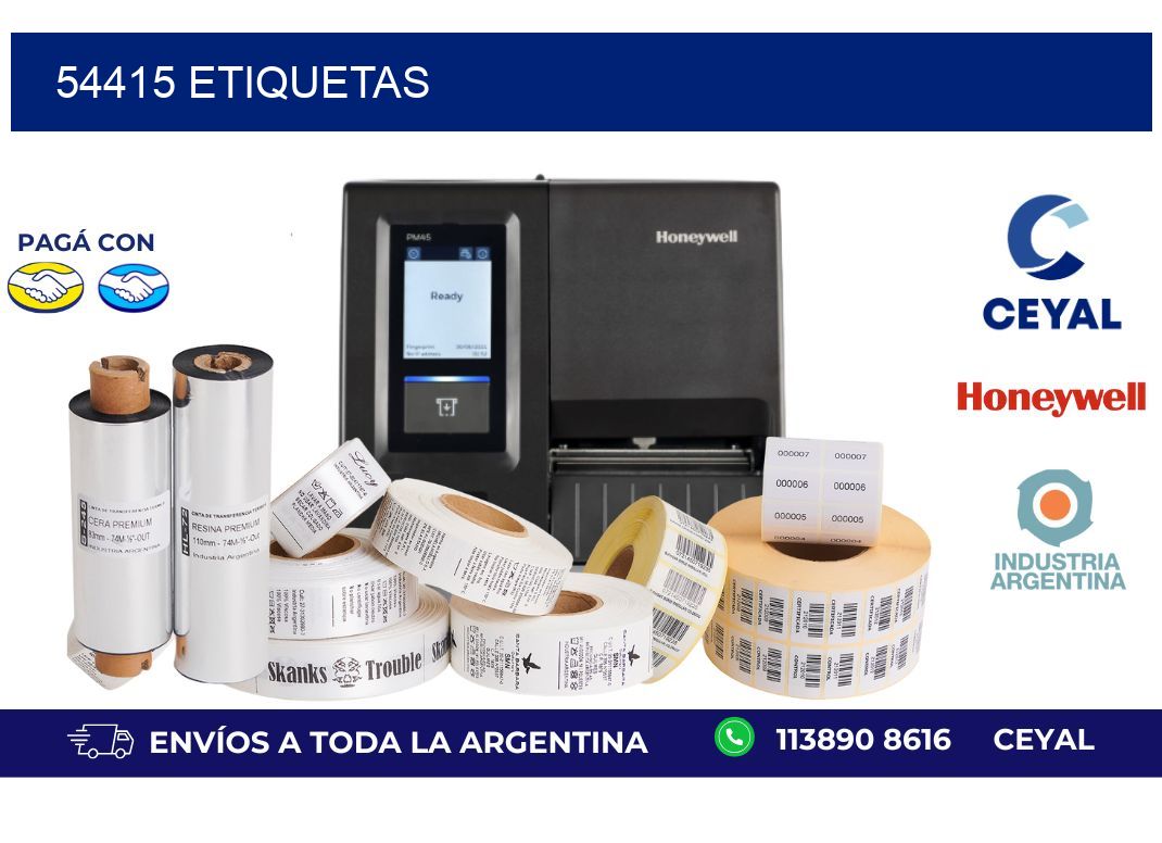 54415 ETIQUETAS