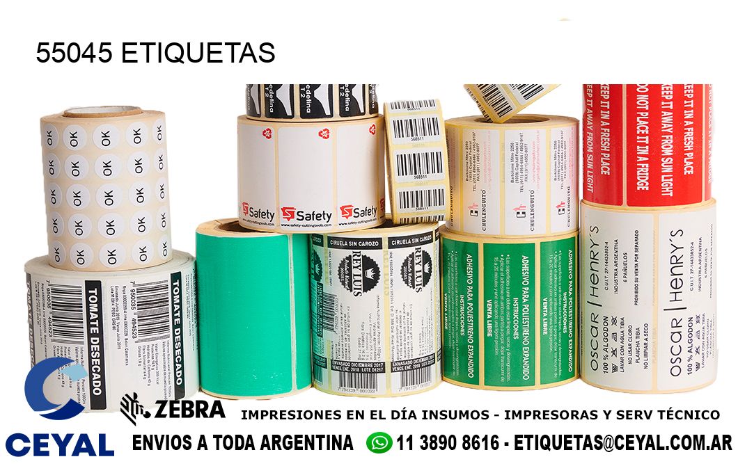 55045 ETIQUETAS