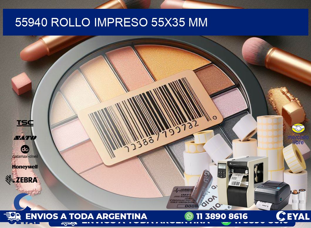 55940 ROLLO IMPRESO 55×35 mm