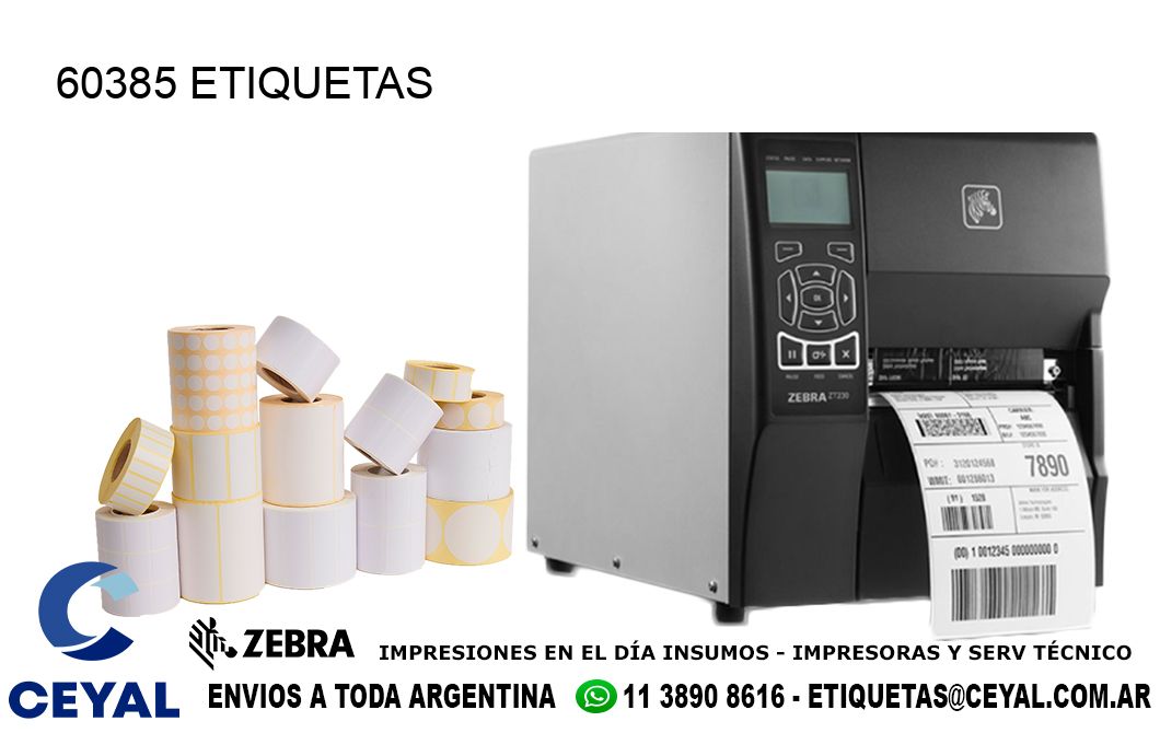 60385 ETIQUETAS