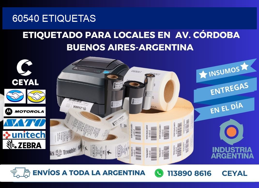 60540 ETIQUETAS