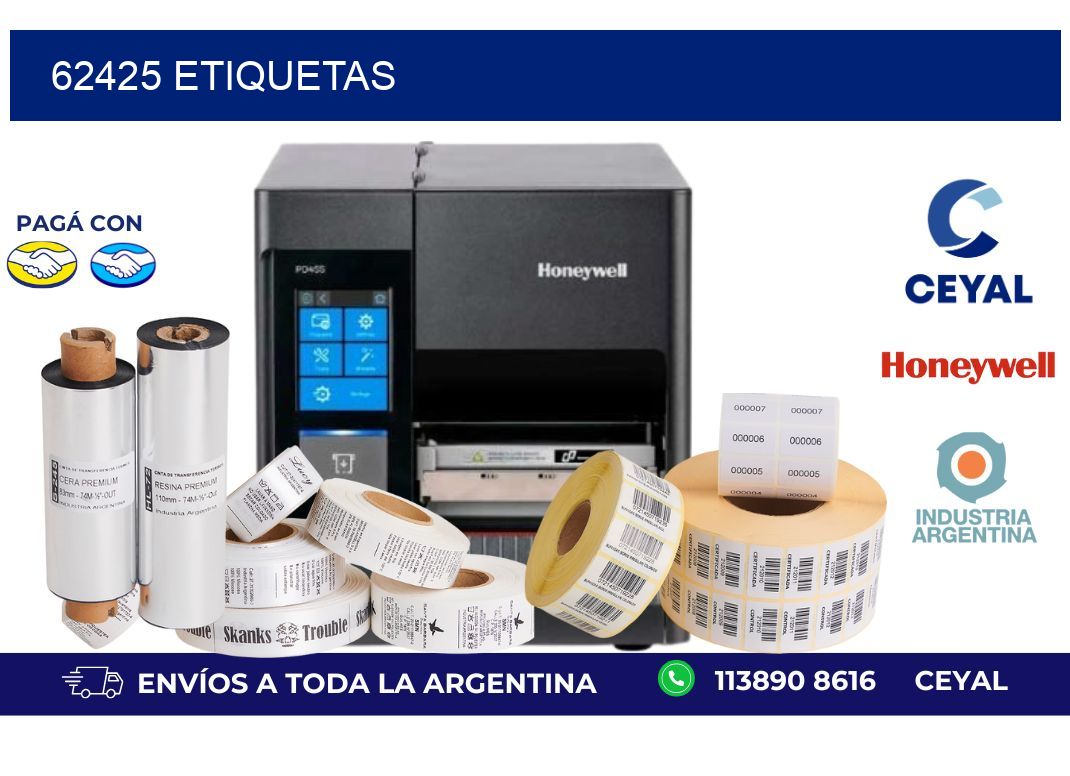 62425 ETIQUETAS