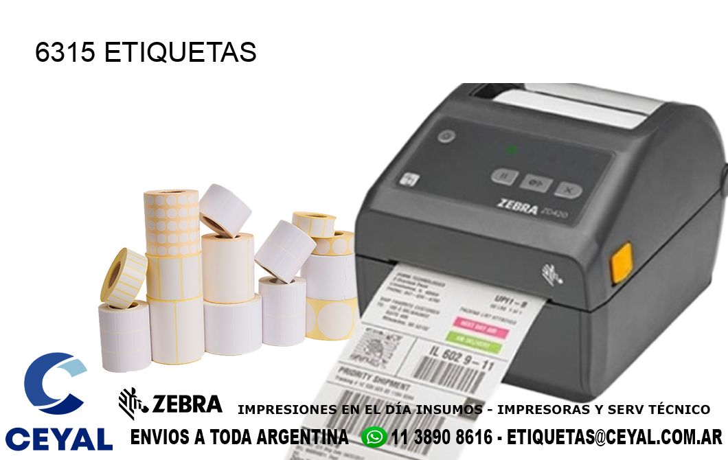 6315 ETIQUETAS