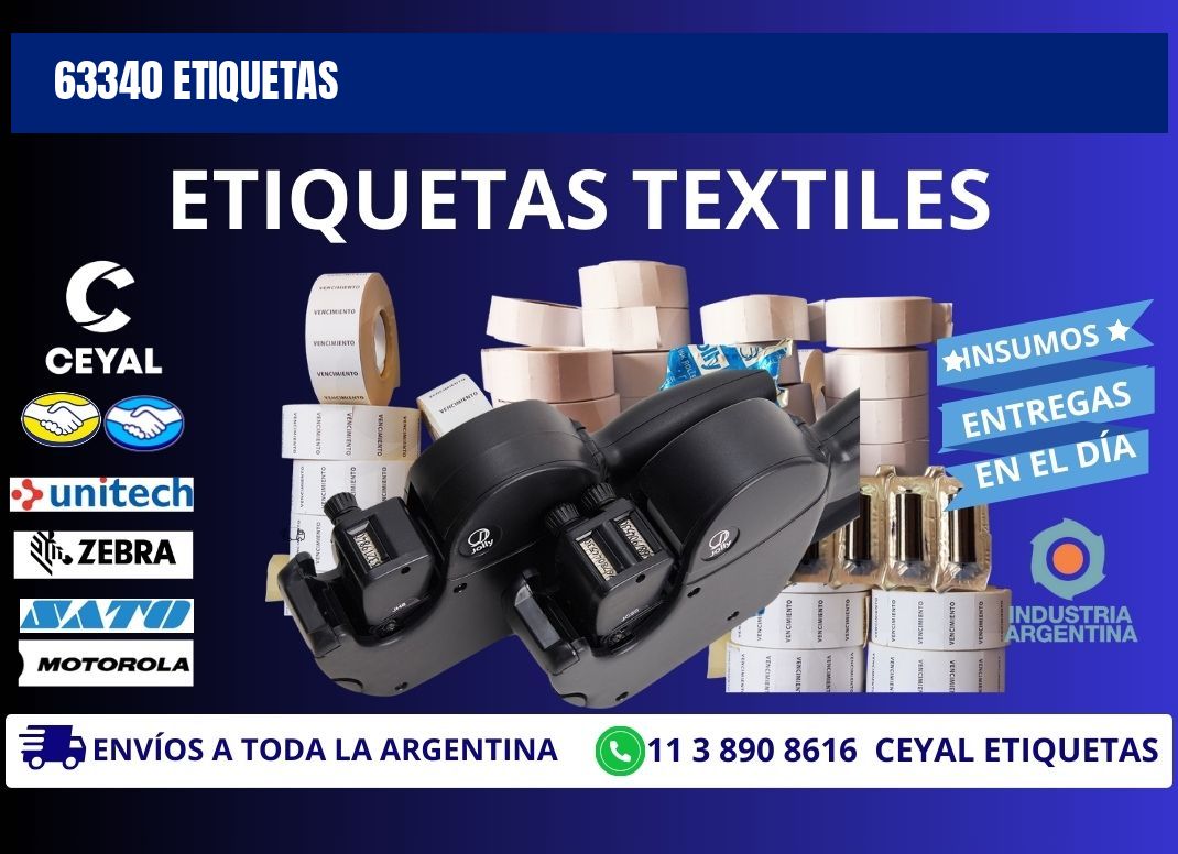 63340 ETIQUETAS