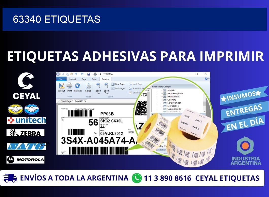 63340 ETIQUETAS