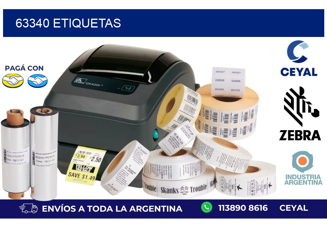 63340 ETIQUETAS