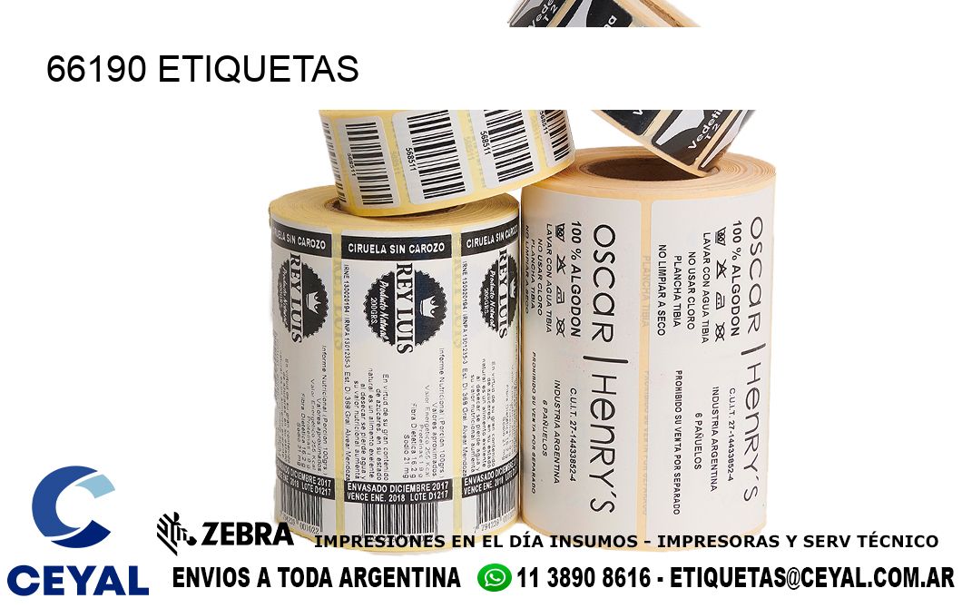 66190 ETIQUETAS