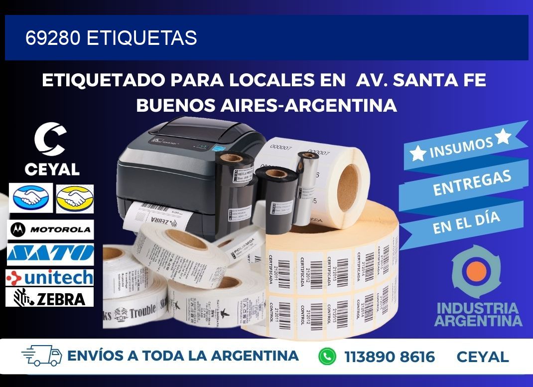 69280 ETIQUETAS