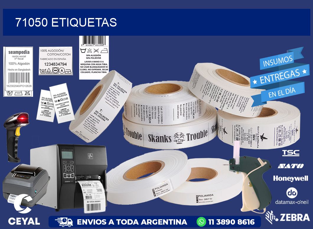 71050 ETIQUETAS