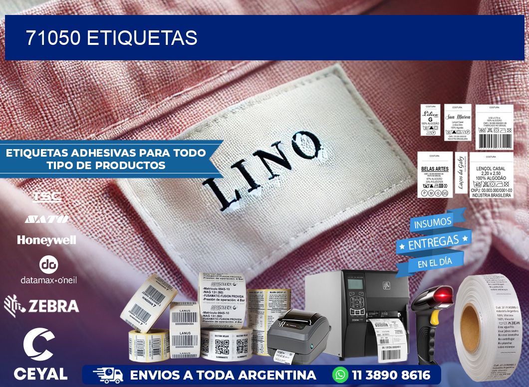 71050 ETIQUETAS