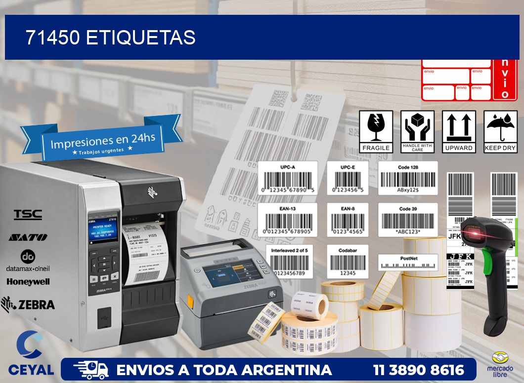 71450 ETIQUETAS