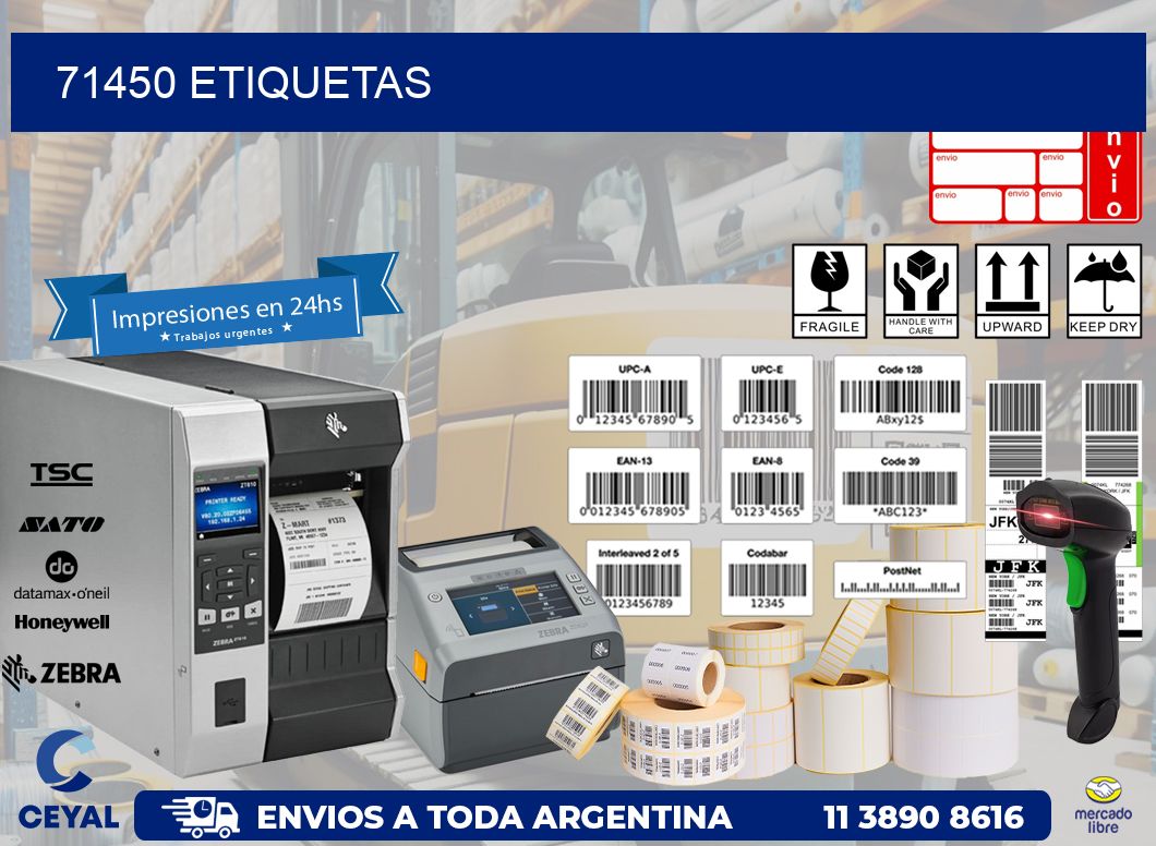 71450 ETIQUETAS