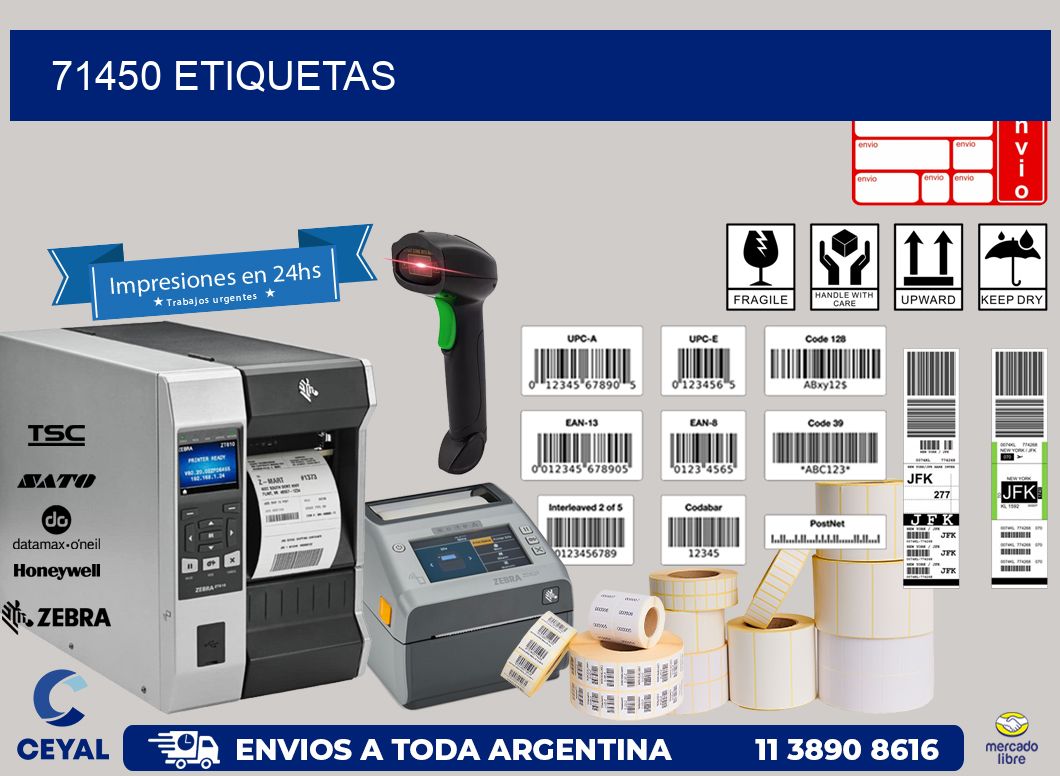 71450 ETIQUETAS