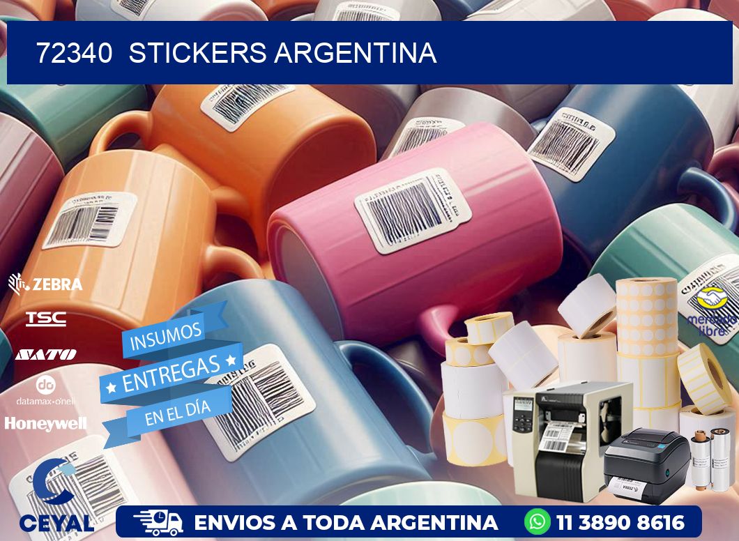 72340  Stickers Argentina