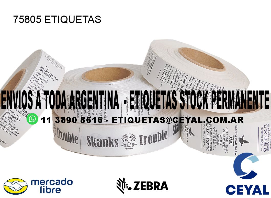 75805 ETIQUETAS