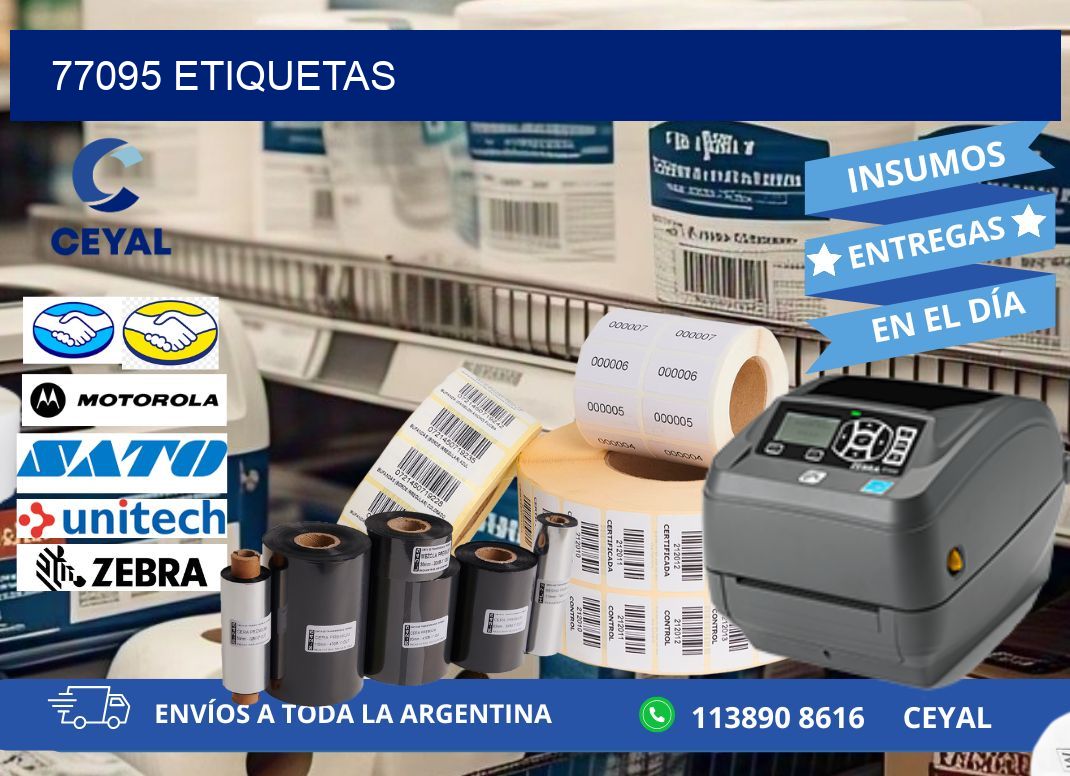 77095 ETIQUETAS
