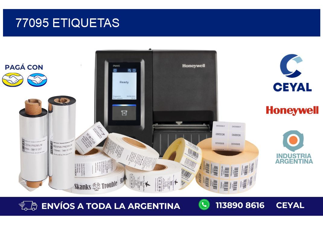 77095 ETIQUETAS