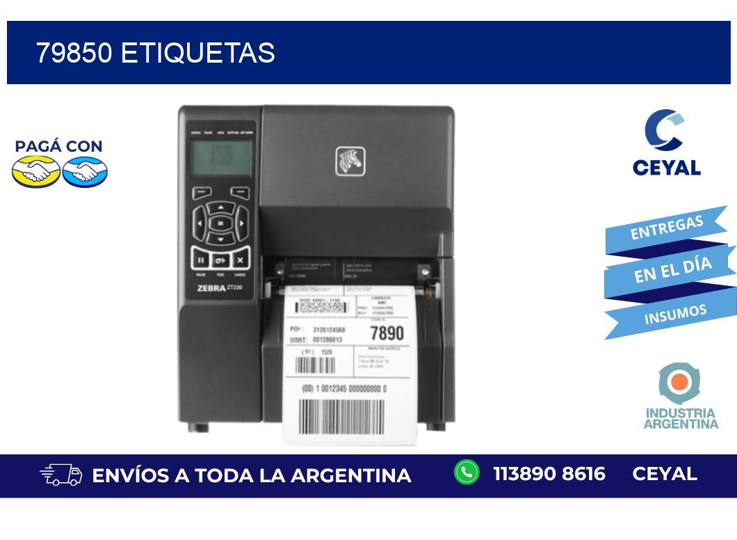 79850 ETIQUETAS