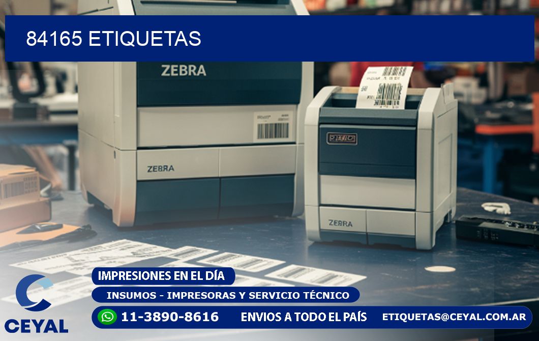 84165 ETIQUETAS