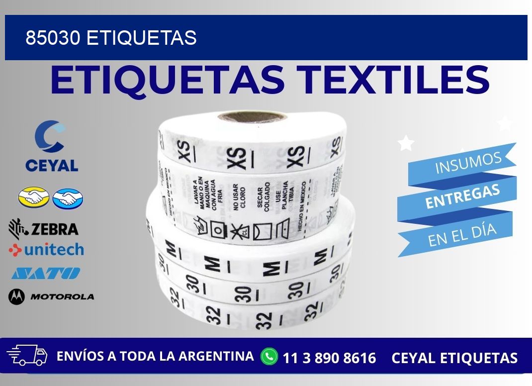 85030 ETIQUETAS