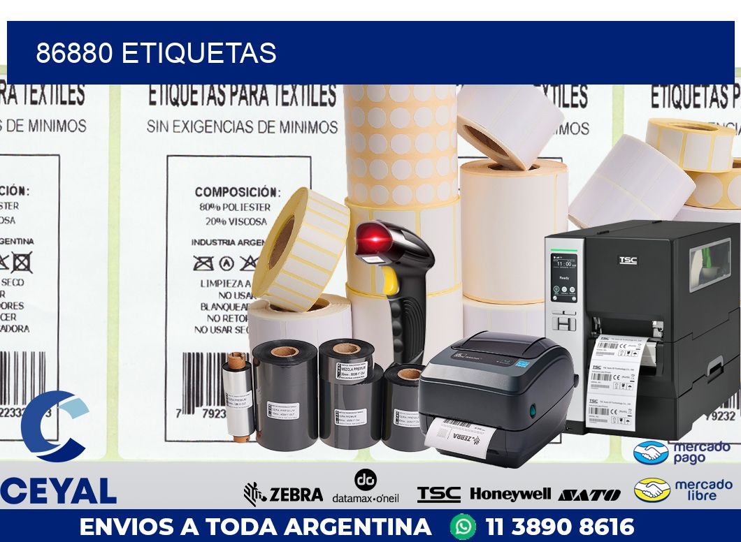 86880 ETIQUETAS