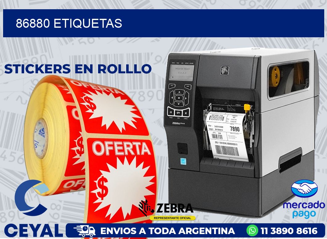 86880 ETIQUETAS