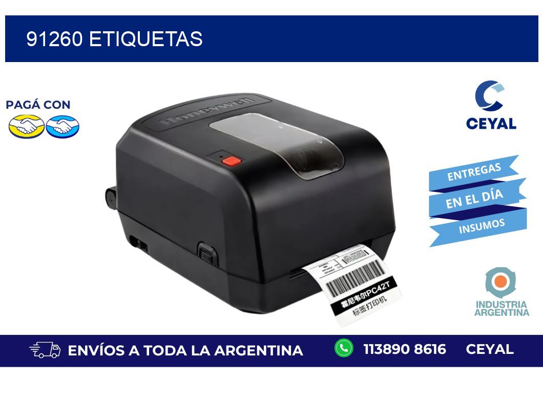 91260 ETIQUETAS