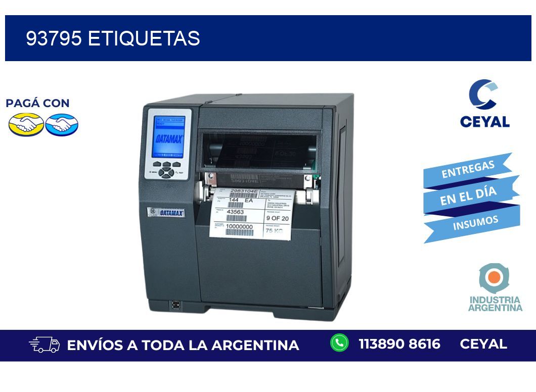 93795 ETIQUETAS