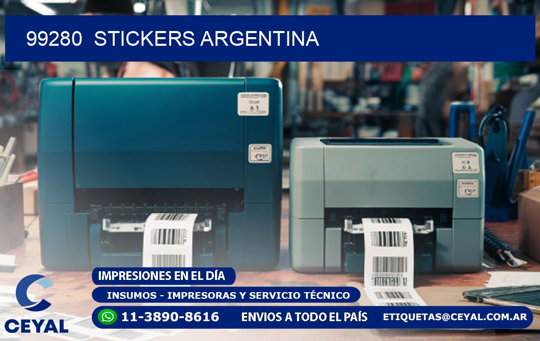 99280  Stickers Argentina