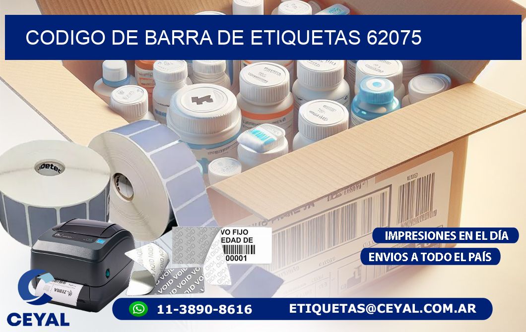 CODIGO DE BARRA DE ETIQUETAS 62075