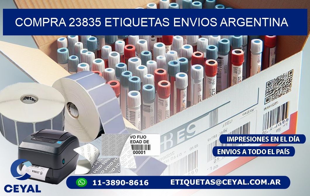 COMPRA 23835 ETIQUETAS ENVIOS ARGENTINA