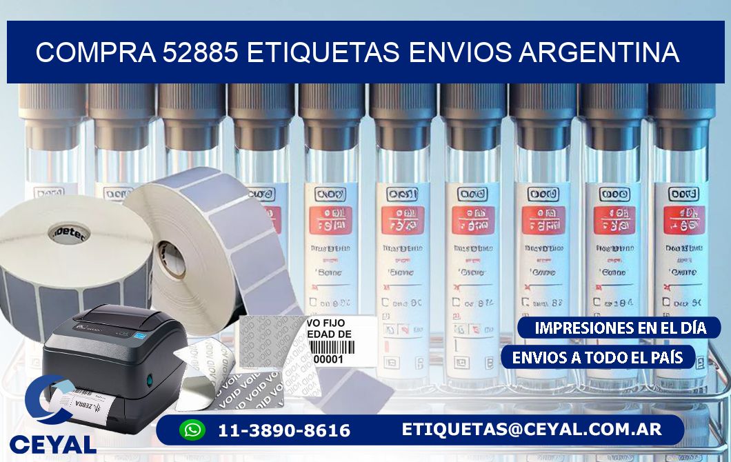 COMPRA 52885 ETIQUETAS ENVIOS ARGENTINA