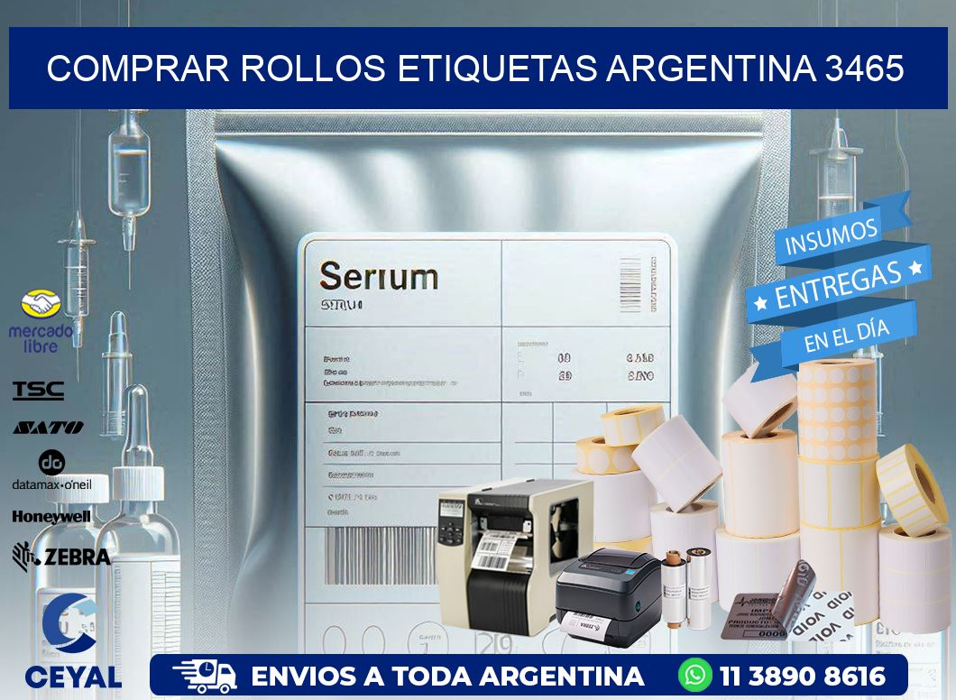 COMPRAR ROLLOS ETIQUETAS ARGENTINA 3465