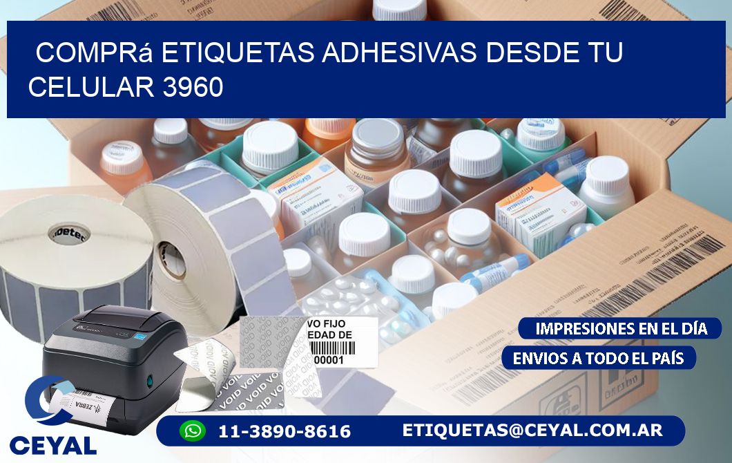 Comprá Etiquetas Adhesivas Desde tu Celular 3960