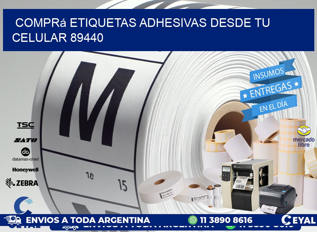 Comprá Etiquetas Adhesivas Desde tu Celular 89440