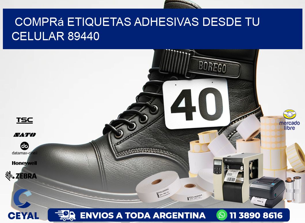 Comprá Etiquetas Adhesivas Desde tu Celular 89440