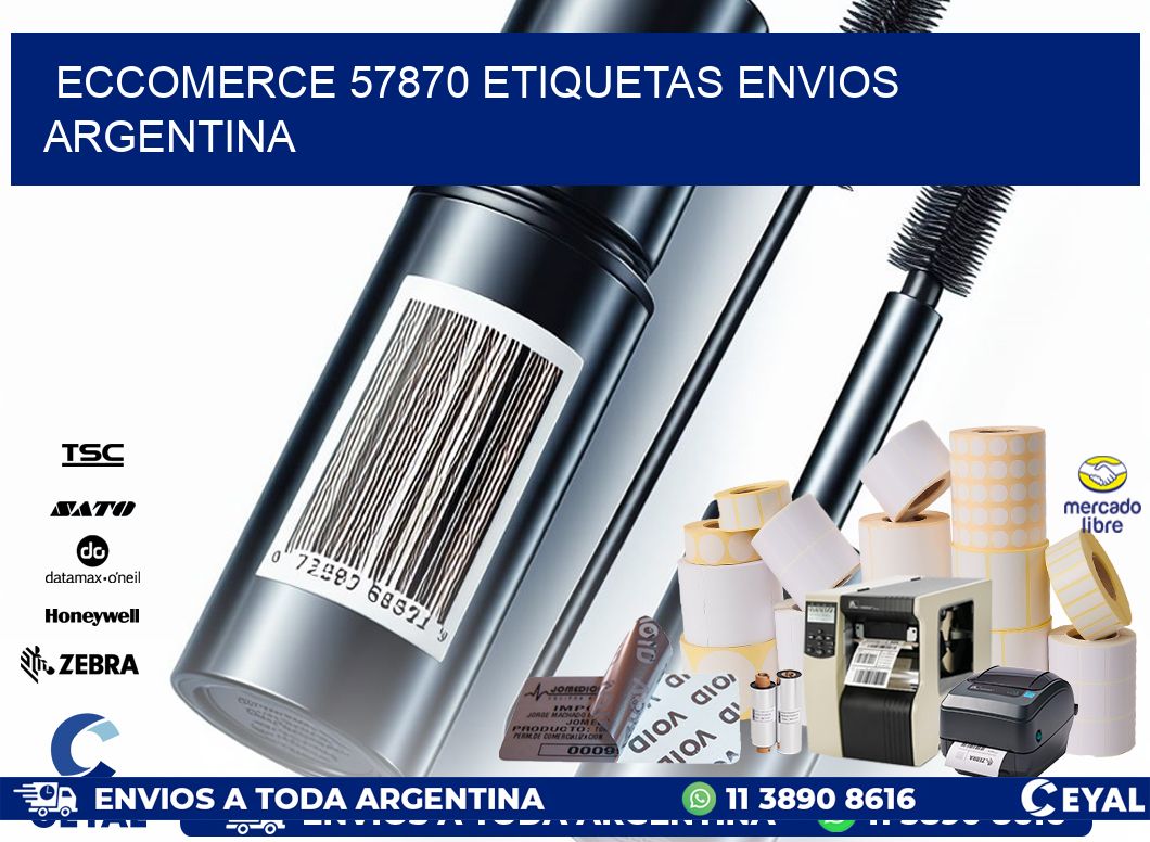 ECCOMERCE 57870 ETIQUETAS ENVIOS ARGENTINA