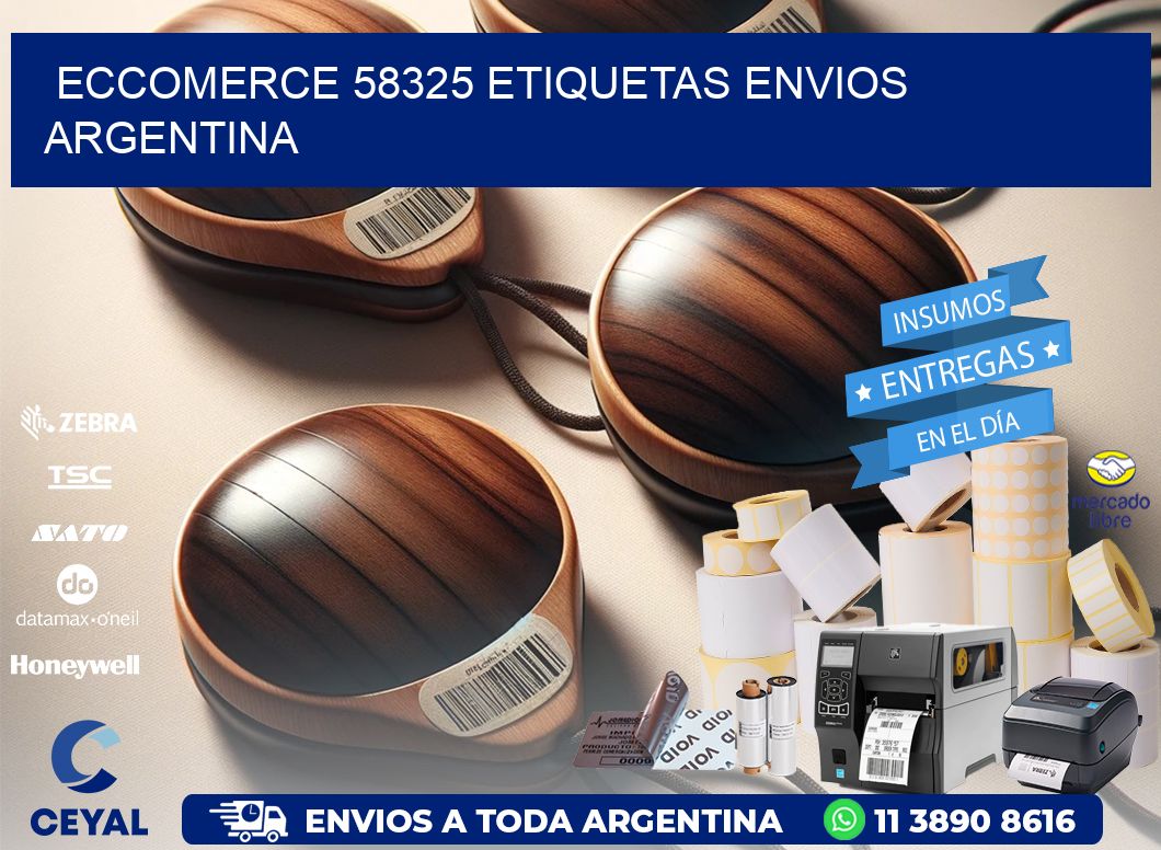 ECCOMERCE 58325 ETIQUETAS ENVIOS ARGENTINA