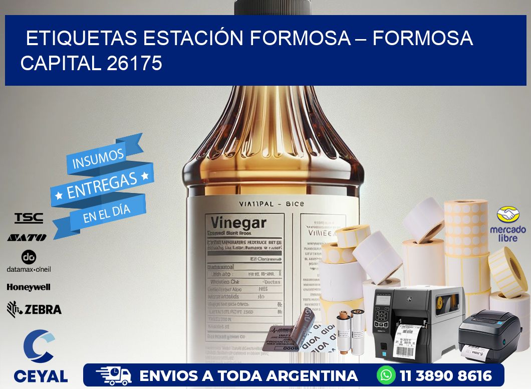 ETIQUETAS ESTACIÓN FORMOSA – FORMOSA CAPITAL 26175