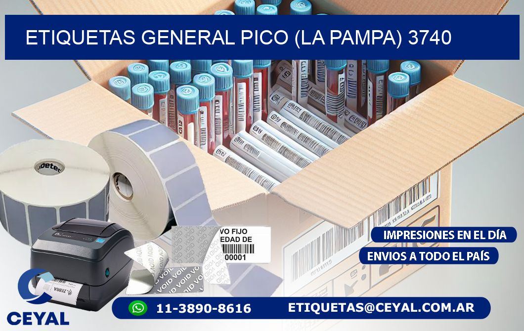 ETIQUETAS GENERAL PICO (LA PAMPA) 3740