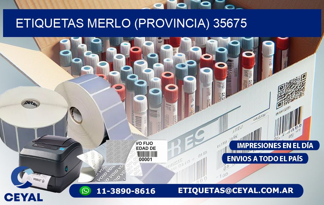 ETIQUETAS MERLO (PROVINCIA) 35675