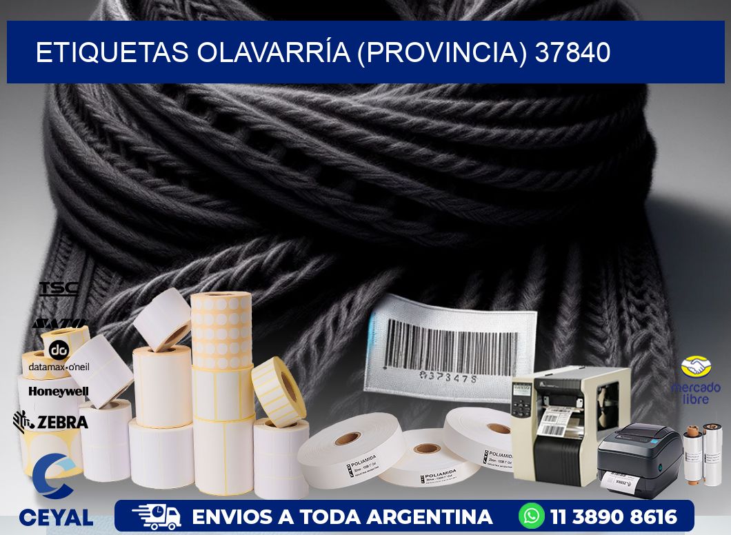 ETIQUETAS OLAVARRÍA (PROVINCIA) 37840