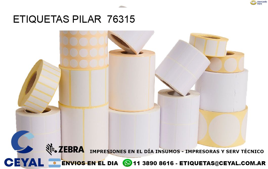 ETIQUETAS PILAR  76315