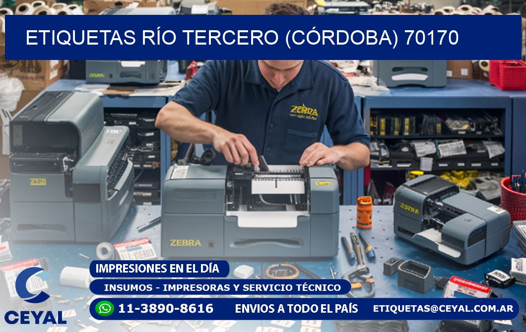 ETIQUETAS RÍO TERCERO (CÓRDOBA) 70170