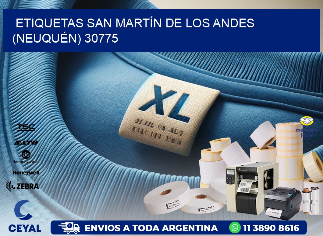 ETIQUETAS SAN MARTÍN DE LOS ANDES (NEUQUÉN) 30775