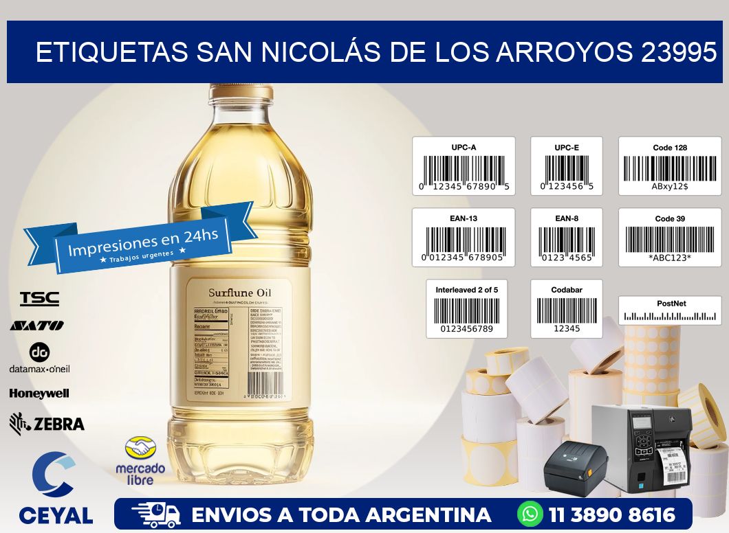 ETIQUETAS SAN NICOLÁS DE LOS ARROYOS 23995