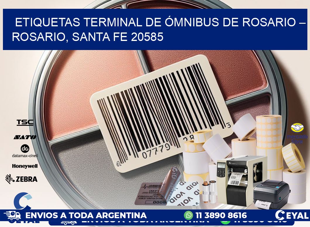 ETIQUETAS TERMINAL DE ÓMNIBUS DE ROSARIO – ROSARIO, SANTA FE 20585