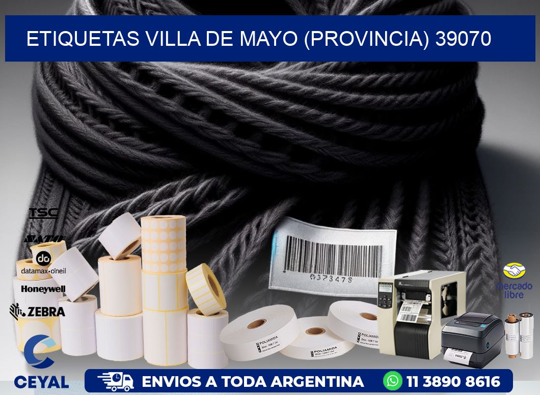 ETIQUETAS VILLA DE MAYO (PROVINCIA) 39070