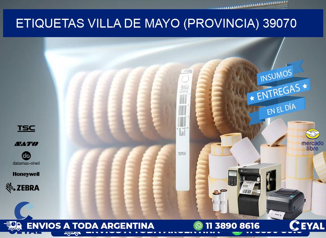 ETIQUETAS VILLA DE MAYO (PROVINCIA) 39070